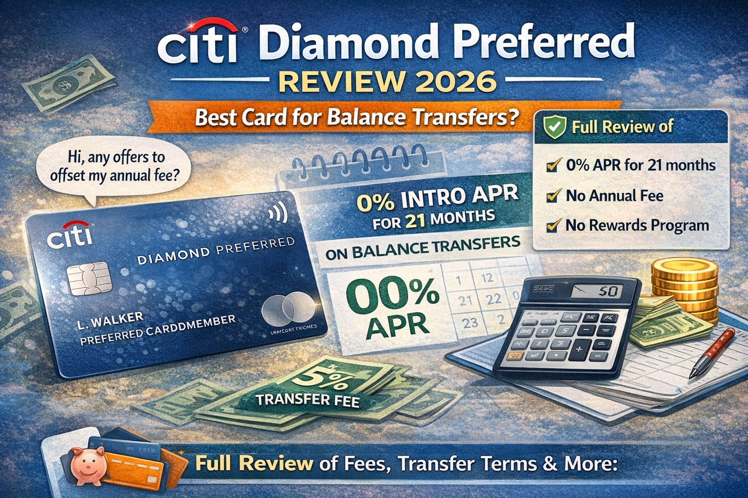 Citi Diamond Preferred Review 2026: Balance-Transfer… | CardCurator
