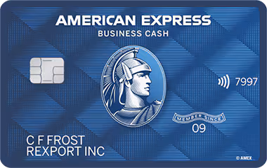 Blue Business Cash Card card art