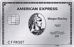 The Platinum Card from American Express Exclusively for Morgan Stanley card art