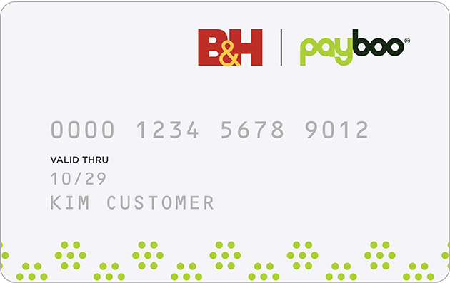 B&H Payboo Credit Card credit card