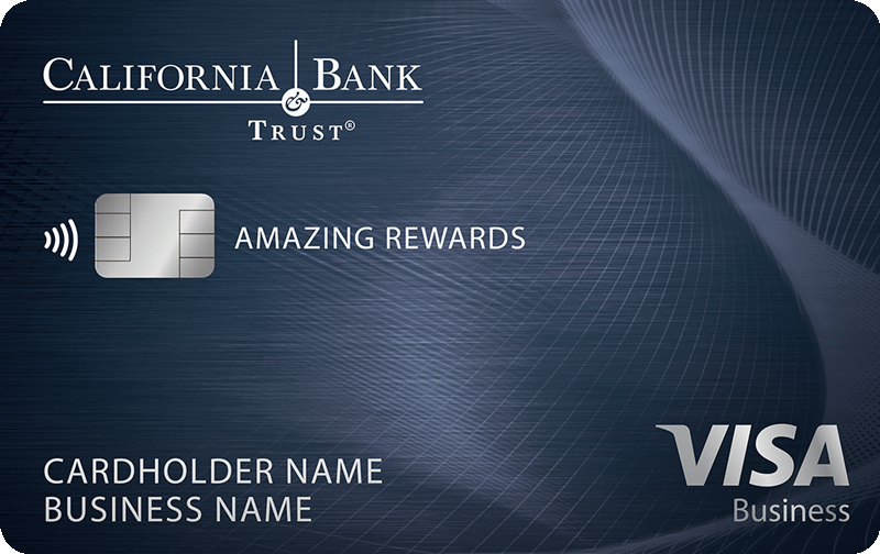 California Bank & Trust Amazing Rewards Business Visa® Credit Card credit card