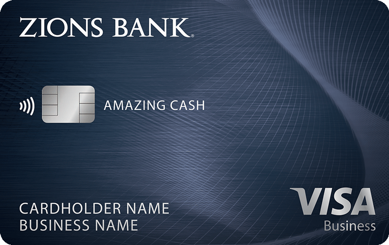 Zions Bank Amazing Cash Business Visa® Credit Card credit card